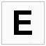 Letra E