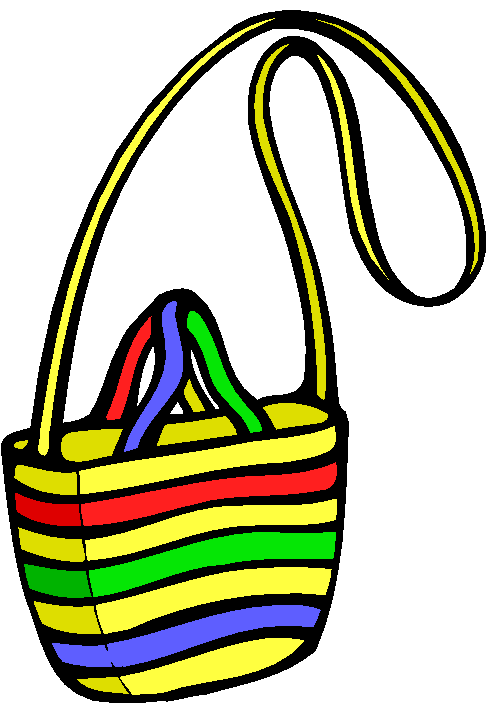 Bolsa Multi Colorida Com Alça