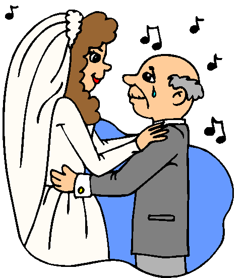 Clipart Pai da Noiva Chorando
