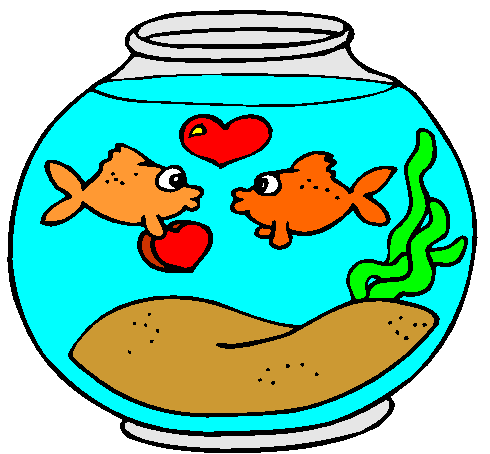 Clipart Aquário, Peixes, Coração