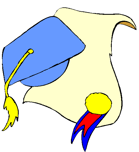 Clipart Diploma, Chapéu de Formando