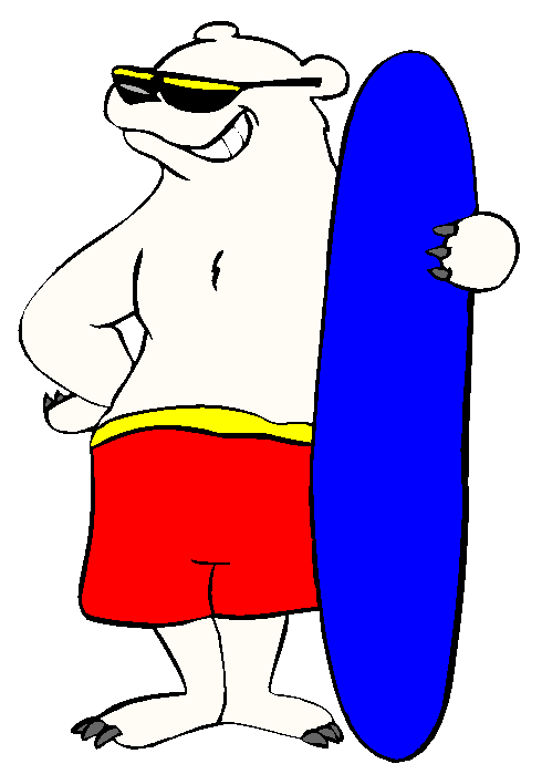 Urso Branco Surfista