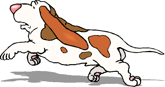 Clipart Cachorro Branco Com Manchas Marrom