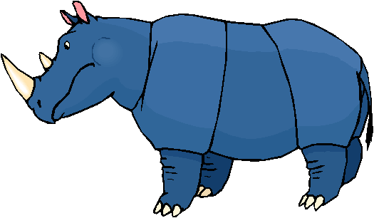 Clipart Rinoceronte