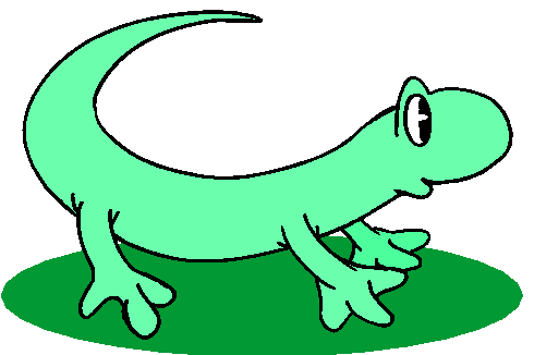 Clipart Lagartixa Verde