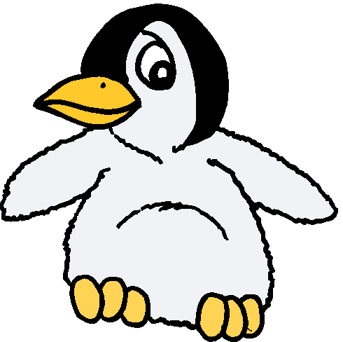 Clipart Filhote de Pinguim