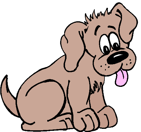 Clipart Cachorro Com A Língua de Fora
