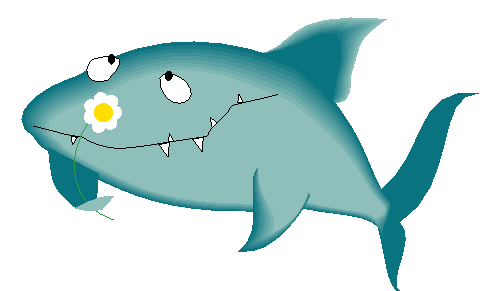 Clipart Tubarão Apaixonado