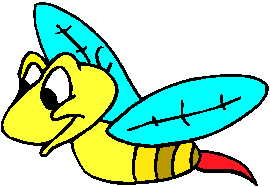 Abelha Amarela Voando