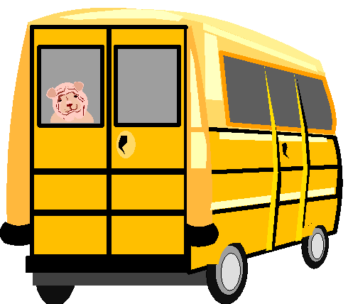 Clipart Gato Dentro de Ônibus Olhando Pela Janela