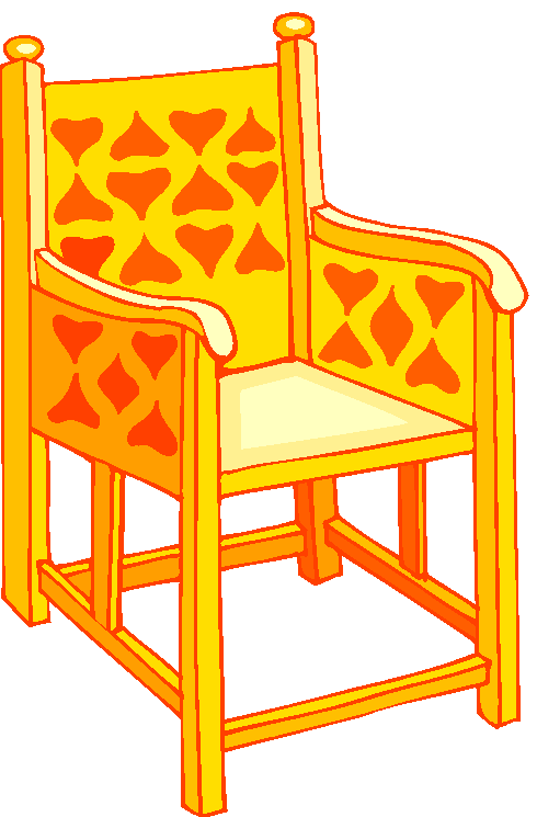 Clipart Cadeira Laranja