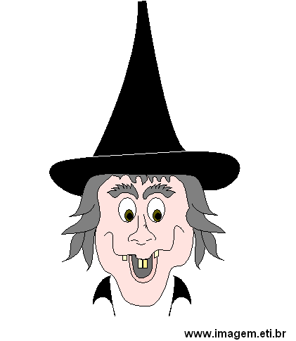 Clipart Caricatura de Bruxa