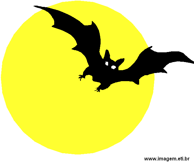 Morcego Com Fundo Amarelo