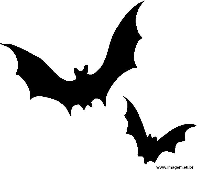 Clipart Casal de Morcegos