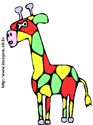 Girafa Super Colorida