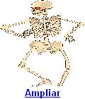 Clipart Esqueleto Dançando
