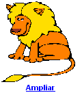 Clipart Leão Com Juba Amarela