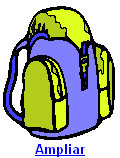 Mochila Azul e Verde