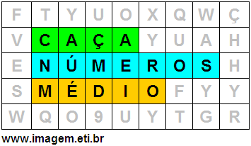 Geradores de Caça Palavras e Caça Números Para Imprimir.