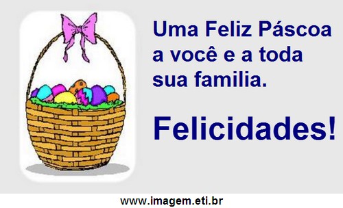 Feliz Pascoa Para Sua Família