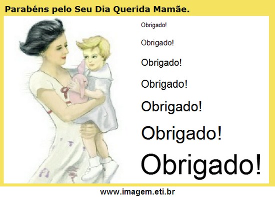 Mamãe Parabés Pelo Seu Dia