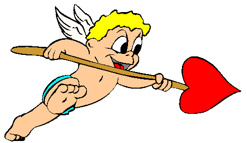 Clipart Cupido, Coração