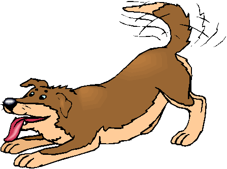 Clipart Cachorro Brincalhão