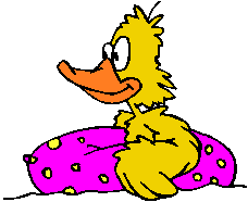 Clipart Pato Nadando Com Boia de Borracha