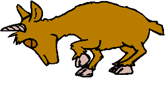 Clipart Cabrito Fazendo Reverência