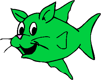 Clipart Peixe Verde