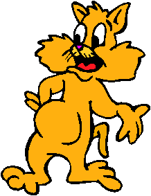 Clipart Gato em Pé