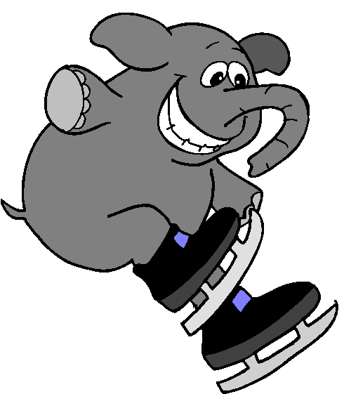 Elefante Patinando