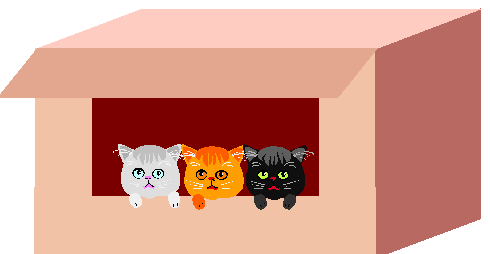 Clipart Gatinhos em Exposição