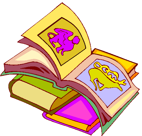 Clipart Livros Coloridos