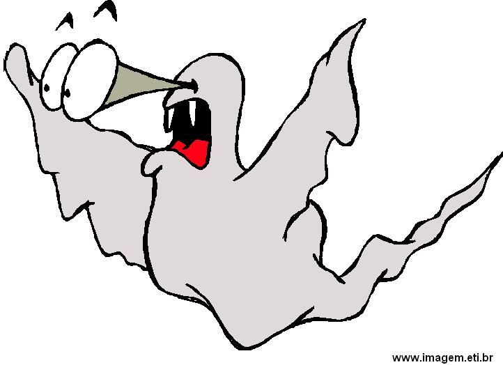 Clipart Fantasma Assustado