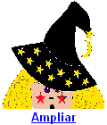 Clipart Bruxinha Com Chapéu Cheio de Estrelas