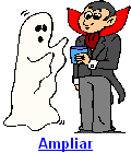 Clipart Conde Drácula e Fantasma