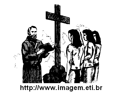 Jesuíta Catequizando Índios