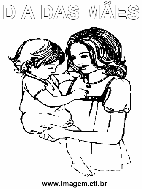Mamãe Com Criança no Colo