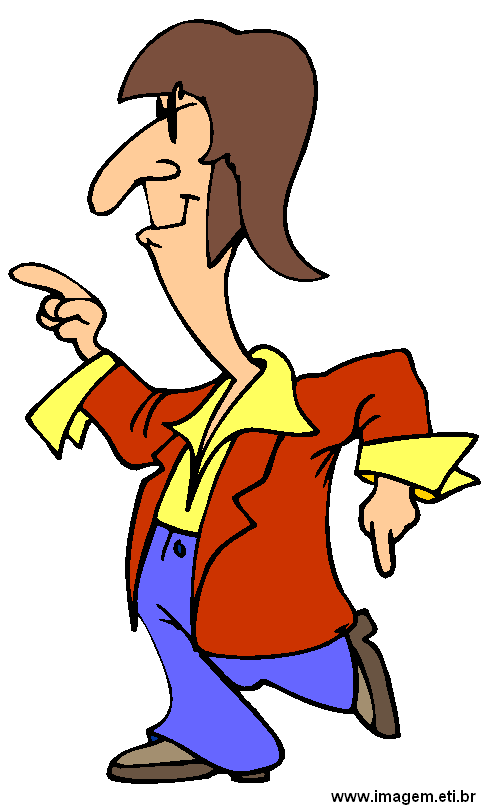 Clipart Personagem Caracterizado nos Embalos de Sábado à Noite.