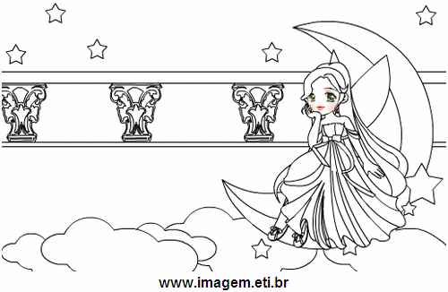 Jogo de Pintar Casal Oriental. Passatempo Online de Colorir.