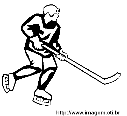 Jogador de Hóquei no Gelo