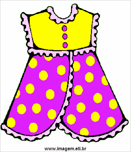 Vestido de Bolinha Amarelinha